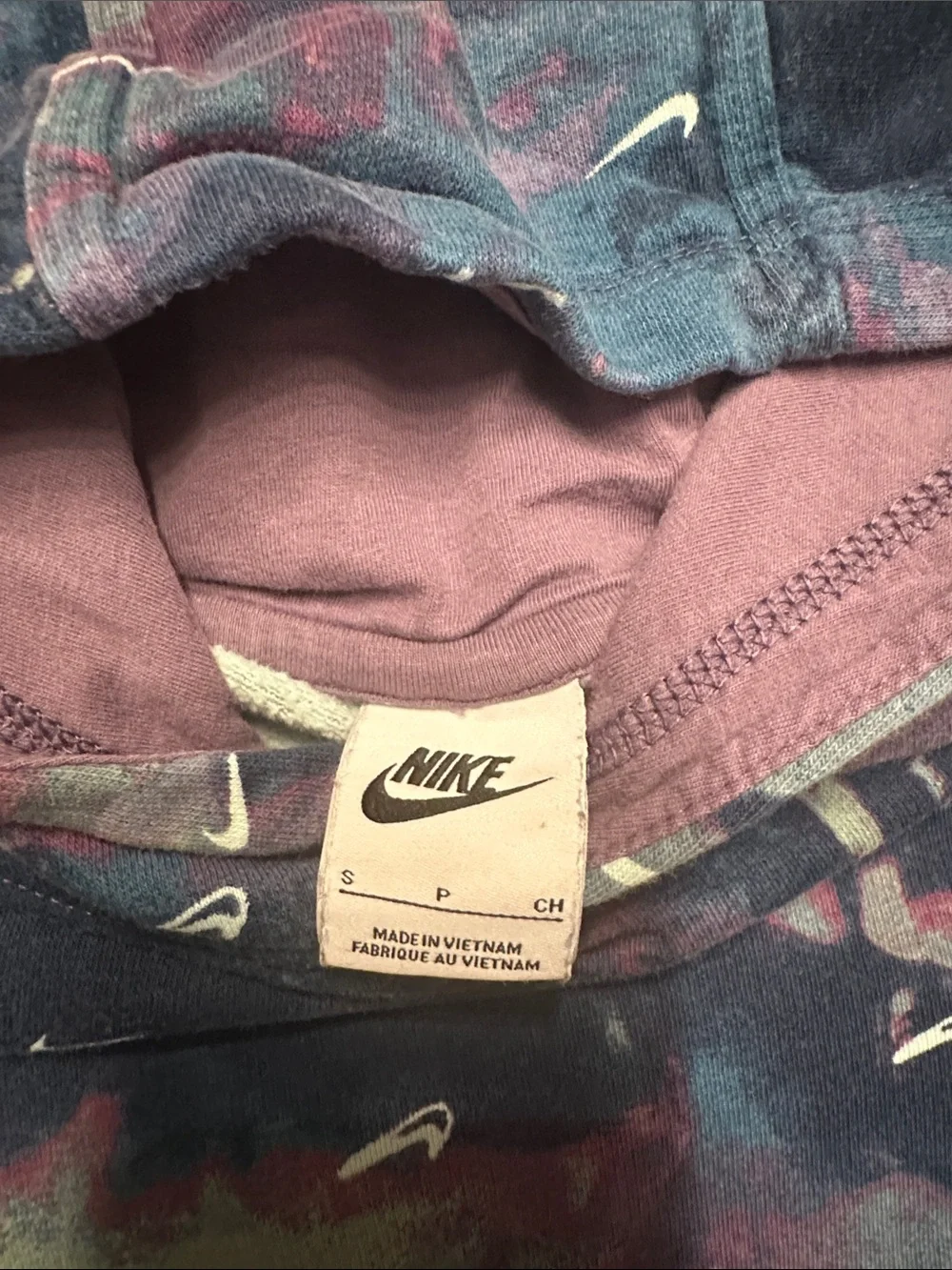 Nike Galaxy Print Hoodie & Jogger Set - Navy, Purple, Green - Picture 2 of 7